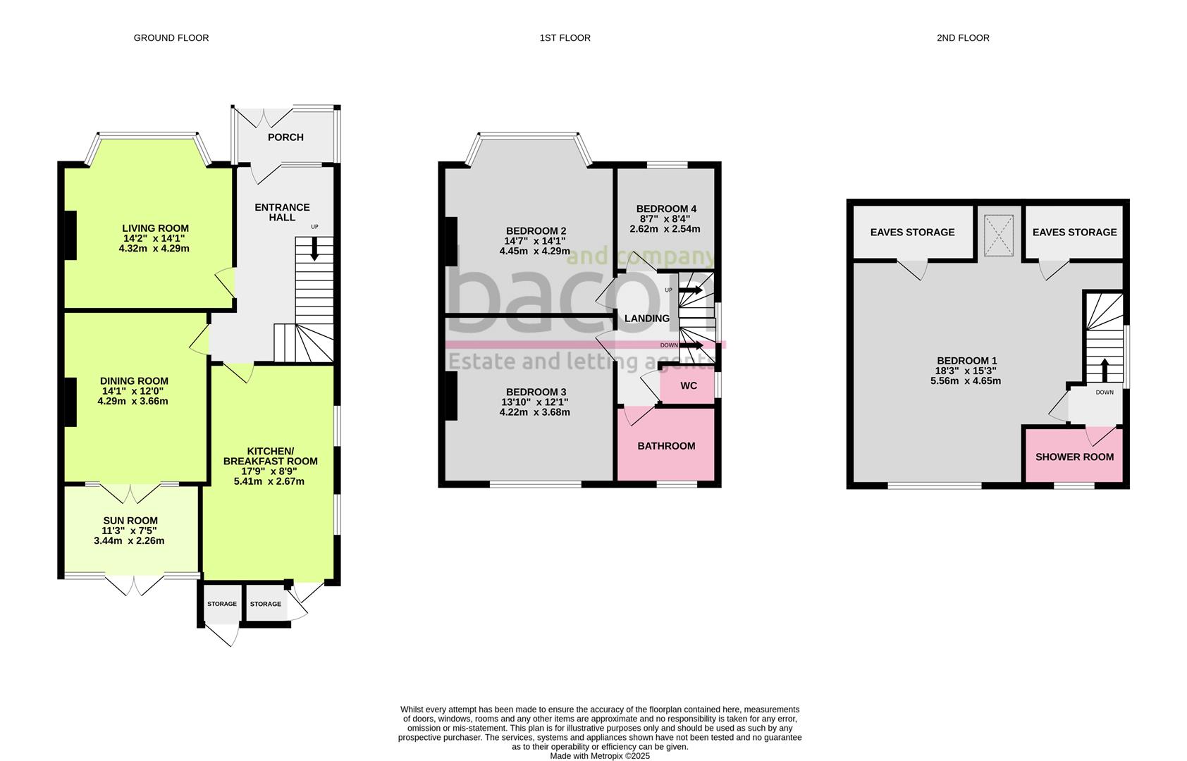 Floor Plan | House - Semi-Detached | Loxwood Avenue, Worthing, BN14 | Sold - Subject to Contract
